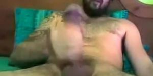 STR8 TATTOOED GUY HUGE MUSHROOM HEAD DICK