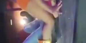 Julissa Astudillo sucking off stripper