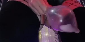 Condom balloon suck