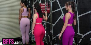 BFFS Don’t Pay for Gym Memberships feat. Brookie Blair, Serena Hill & Ariana Starr - TeamSkeet