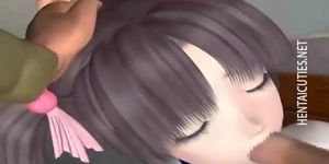 Sexy 3D anime cutie gets fucked