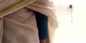 Desi Young Girl Stripping Saree