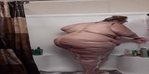 Sexy SSBBW Granny Gilf Taking A Shower Black Man Kryptonite 1080p