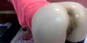 Hot Oiled Up Gaping Asshole On Webcam