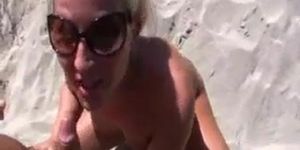 Blonde Got Nailed In Ibiza