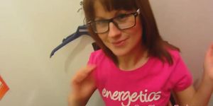Spex amateur POV pounded after training