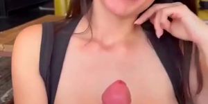 Brunette Big Tits Milf Gives Hot Blowjob I Found Her At Meetxx.Com