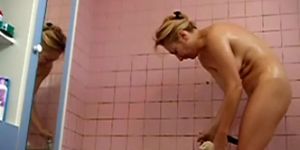 Horny voyeur Showers adult movie