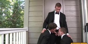 JJ,Tommy and Connor one last anal screw threesome (jj knight)