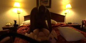 Wife takes BBC in a hotel