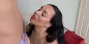 Hot Chubby Girl sex on armchair (Anastasia Lux)