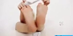 Lilith Lee Plays With Feet