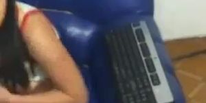 Horny 20 Year Old Latina Teasing on Webcam