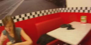 Pussyfucked girl pov filmed on spycam