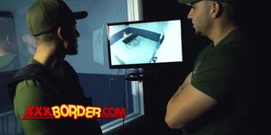 Goldie Glock Gags On Cock And Gets Fucked Hard By Border Patrol Agent (Goldie Ortiz)