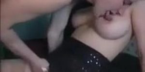 Plus sized beauty with massive boobies masturbation and fuck