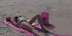 Diapered at the Beach (Aaliyah Taylor)