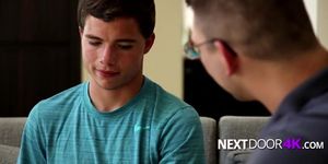 Cute teen boy is learning some anal intrusion today