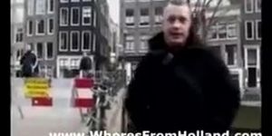 Amateur guy goes to Amsterdam red light district