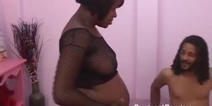 Pregnant ebony needs some cock