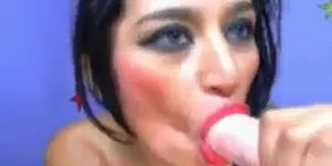 Naughty colombian girl on webcam
