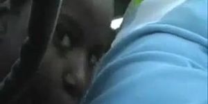 Big Black Boobs Giving Bj In Public