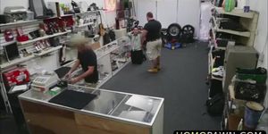 Straight dudes fucking their customer straight in his hairy ass