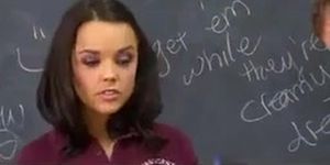 Cum hungry girl Dillion Harper gets fucked in a classroom