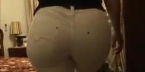 big ass white jeans