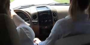 Nikki Mae Blows Dad In The Car