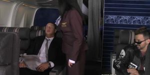 Assfucked stewardess