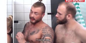 Letsdoeit - Busty Stepsis Angel Wicky Hot Shower Threesome