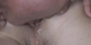 Twink's Shaved Hole Tongued by Amateur