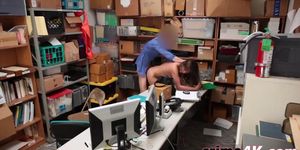 Teen Thief Shane Blair Takes Big Dick In Office