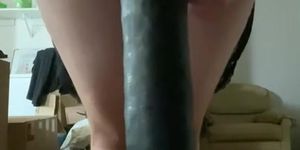 White Sissy Bitch Boy Practicing Gaping His Asshole For Her Future As A Black Dick Sissy Slave (BBC Sissy)