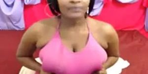 Ebony Whore With Large Breasts