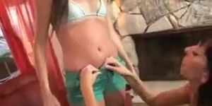 Hot! Big Tit Milf Allie Janine Teaches Teen Sloppy Blowjob And Screw