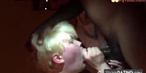 Slut Girl Eating Black Cum Milf Shower