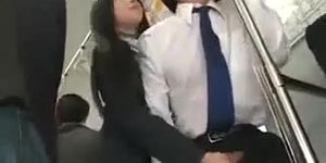 Bus handjob