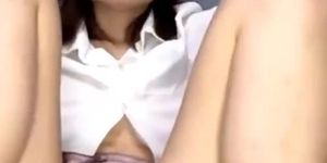BEAUTIFUL CHINESE HOT WIFE DILDOING HER HAIRY PUSSY TIL WET