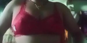 Saniya In Red Bikinis