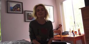 Dtfsluts - Big Natural Boobs Blonde Slut Ashlee Graham At Home Cum Swallowing Sex Tape
