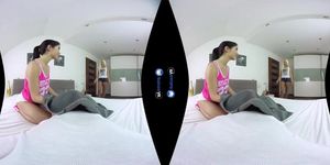 BaDoink VR Threesome Fuck With Lady Dee And Blanche Bradburry VR Porn (Your Slutty)