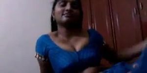 Andhra aunty striptease tits show