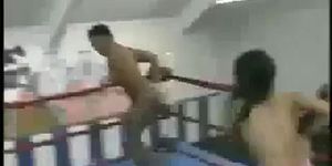 BLOW Wrestling Ms Booty vs Polynesian Polly