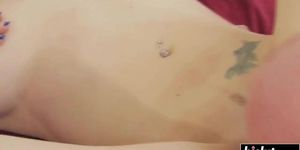 Busty tattooed girl gets drilled hard
