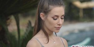 Cassidy Klein can't stop thinking about Kendra, her super hot yoga instructor (Kendra James, Bridget Bond)