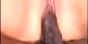 Hot blonde pounded by black dick