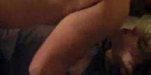 Horny couple filmed by a friend