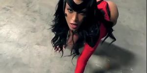 Layla Sin Red Flare Submits Superheroine Ransom